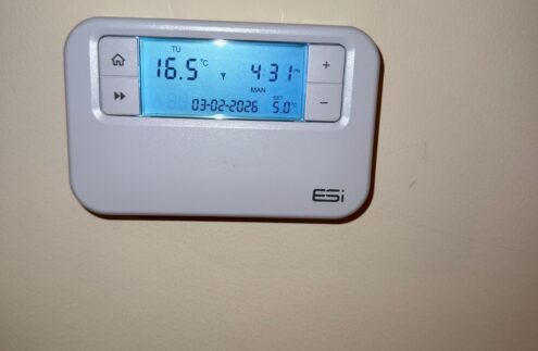 Adjusting heating controller