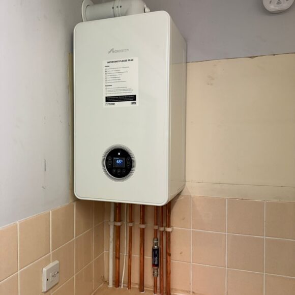 Steam boiler setup