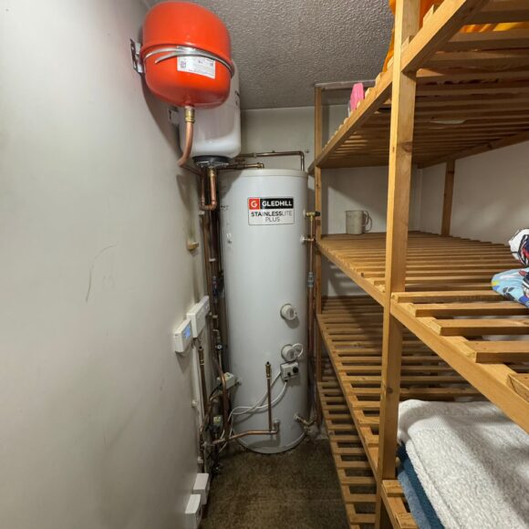 Steam boiler setup